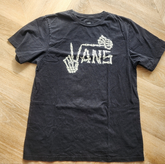 Vans Tops - Vans Black Custom Fit T-Shirt - XL